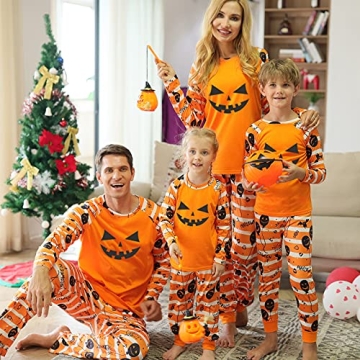 Family Matching Halloween Pajamas Set for All Ages