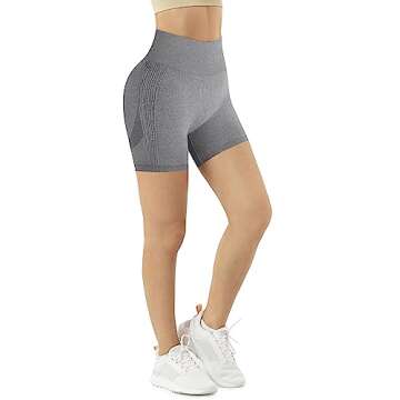 DREAMOON Scrunch Butt Biker Shorts for Stylish Workouts