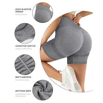 DREAMOON Scrunch Butt Biker Shorts for Stylish Workouts