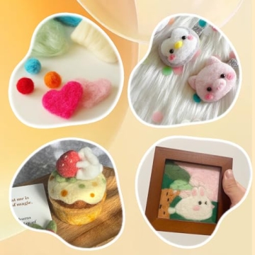 3.53oz Wool Roving Yarn for Needle Felting and Spinning