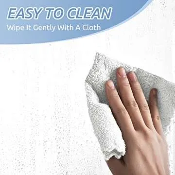 downluxe Set of 2 Waterproof White Shower Curtain Liner - PEVA Lightweight Plastic Shower Liner with 3 Magnets, Shower Curtains for Bathroom, 72" x 72", White