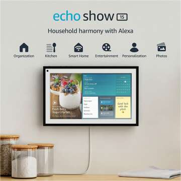 Echo Show 15 Smart Display - Alexa Home Assistant