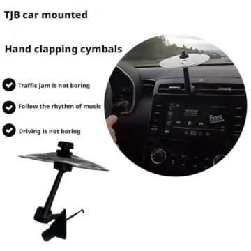 Car Crash Cymbal - Compact In-Car Music Accessory