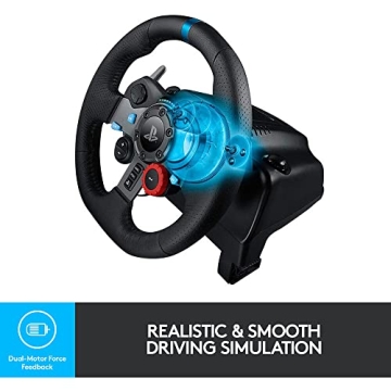 Logitech G29 Racing Wheel + Shifter Bundle for PS3/PS4
