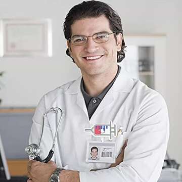 Stylish AHSONLUF Retractable Badge Reel Set for Professionals