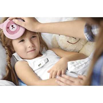 FOMI Premium Kids Hot Cold Ice Packs | 4 Pack | Soft Colorful Sleeves | Fun Animal Designed Children Gel Bead Wrap | Pain Relief for Kids Boo Boos, Fever, Wisdom Teeth, Tired Eyes, Headaches