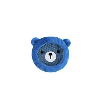 FOMI Premium Kids Hot Cold Ice Packs | 4 Pack | Soft Colorful Sleeves | Fun Animal Designed Children Gel Bead Wrap | Pain Relief for Kids Boo Boos, Fever, Wisdom Teeth, Tired Eyes, Headaches