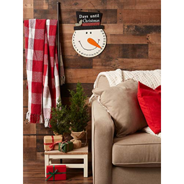 DII Wooden Countdown Calendar for Christmas Advent Fun