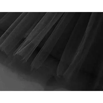 TWKIOUE Toddler Baby Girl Tutu Tulle Dress Sleeveless Fluffy Cute Party Sundress 817 Black 110