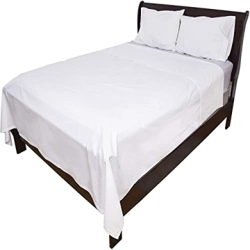Pacific Linens Twin Flat Bed Sheets - Luxurious Comfort, 200 Thread Count