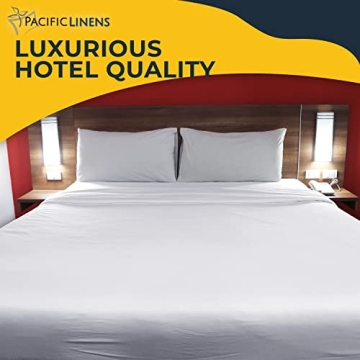 Pacific Linens Twin Bed Flat Sheet - Luxurious Comfort Awaits