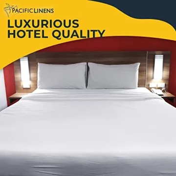 Pacific Linens Twin Bed Flat Sheet - Luxurious Comfort Awaits