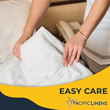 Pacific Linens Twin Bed Flat Sheet - Luxurious Comfort Awaits