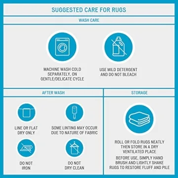 Madison Park Lasso Cotton Chenille Bathroom Rug - Non Slip