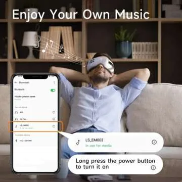 fmlave Eye Massager with Heat and Cooling Relief