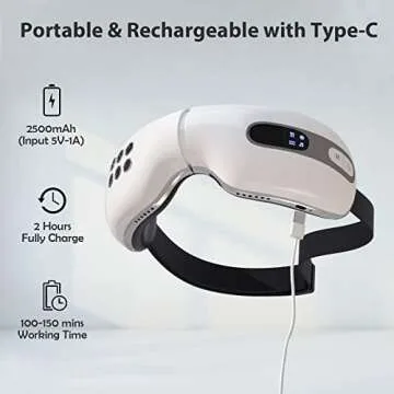 fmlave Eye Massager with Heat and Cooling Relief