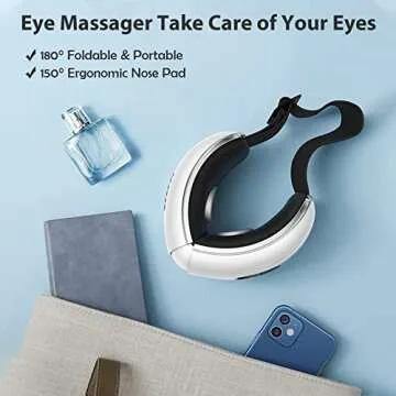 fmlave Eye Massager with Heat and Cooling Relief