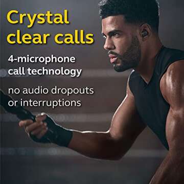 Jabra Elite Active 75t Wireless Earbuds with ANC and Charging Case