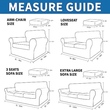 XINEAGE Sofa Cover - Stretch Fit Protection & Style