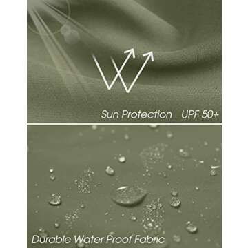 Pudolla Men's Hiking Cargo Shorts Quick Dry Outdoor Travel Shorts for Men with Multi Pocket for Fishing Camping Casual (Slate Green Large)