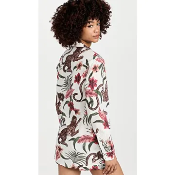 Luxury Desmond & Dempsey Women's PJ Set in Floral Print
