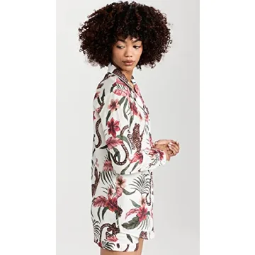 Luxury Desmond & Dempsey Women's PJ Set in Floral Print