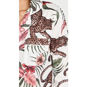 Luxury Desmond & Dempsey Women's PJ Set in Floral Print