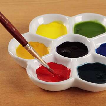 Creative Mark Glazed Flower Palette for Watercolor Mixing