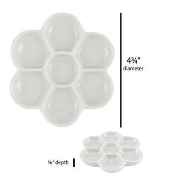 Creative Mark Glazed Flower Palette for Watercolor Mixing