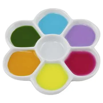 Creative Mark Glazed Flower Palette for Watercolor Mixing