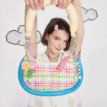 Stylish 8-Set Beaded Keychain for Bag Accessories