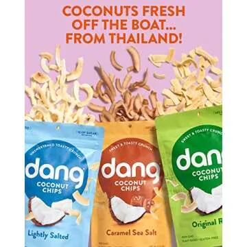 Dang Coconut Chips | Healthy, Vegan, Gluten-Free Snacks
