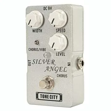 Tone City Silver Angel Chorus/Vibe Pedal for Musicians