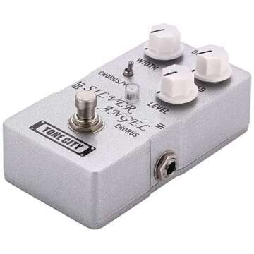 Tone City Silver Angel Chorus/Vibe Pedal for Musicians