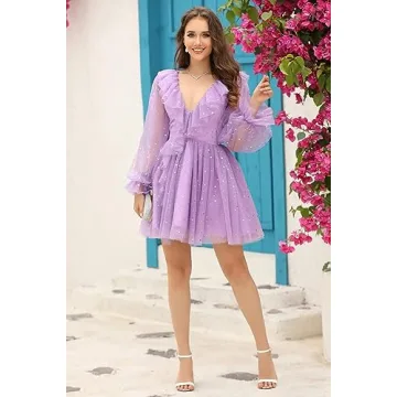 MeowAhwoo Hot Pink Tulle Homecoming Dress in Size 18