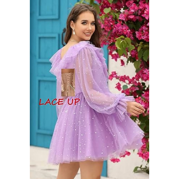 MeowAhwoo Hot Pink Tulle Homecoming Dress in Size 18