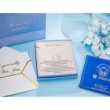 Burning Love Graduation Gifts for Her 2024 Necklace Sterling Silver Necklace Graduate 2024 Gifts BFF Gifts