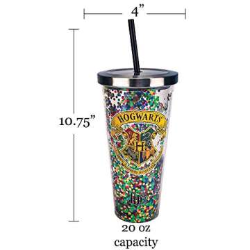 Spoontiques Hogwarts Glitter Cup for Every Potter Fan