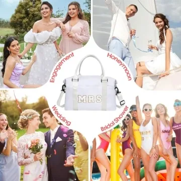 Stylish Mrs Tote Bag for Bridal Showers & Weddings