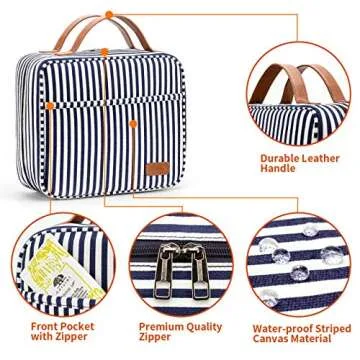 Bosidu Hanging Travel Toiletry Bag,Large Capacity Cosmetic Travel Toiletry Organizer for Women with 4 Compartments & 1 Sturdy Hook,Perfect for Travel/Daily Use/Valentines' Day