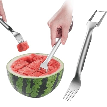 Watermelon Slicer Fork - Effortless Cutting Tool for Home & Outdoor Parties - Perfect Gift for Fruit...