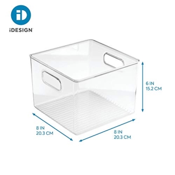 Stylish iDesign Kitchen Storage Organizer Bin - 8x8x6