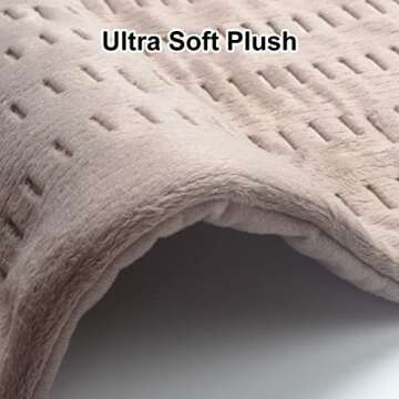 Heating Pad Fast-Heating Technology for Back/Waist/Abdomen/Shoulder/Neck Pain and Cramps Relief - Mo...