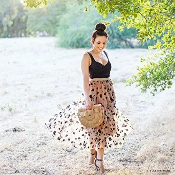 Elegant CHICWISH Women's Caramel Midi Skirt for Any Occasion