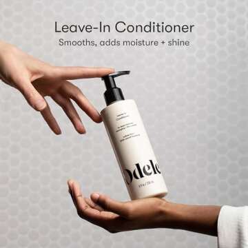 Odele Vegan Leave-In Conditioner, for Deep Moisture, Detangling, Frizz Control, Weightless Shine, an...
