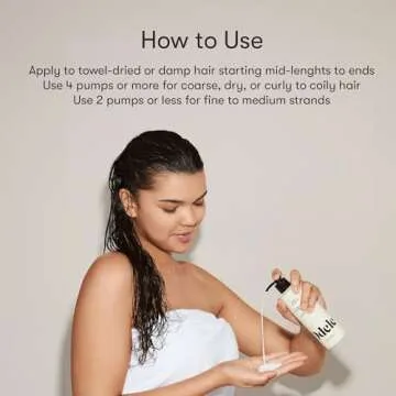 Odele Vegan Leave-In Conditioner, for Deep Moisture, Detangling, Frizz Control, Weightless Shine, and All Hair Types + Textures, 8 fl oz