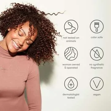 Odele Vegan Leave-In Conditioner, for Deep Moisture, Detangling, Frizz Control, Weightless Shine, and All Hair Types + Textures, 8 fl oz