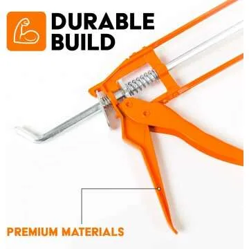 Dripless Heavy Duty Caulk Gun for Home Improvement