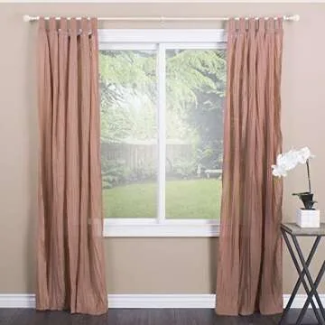 Decopolitan Leaf Ball Curtain Rod Set for Elegant Windows