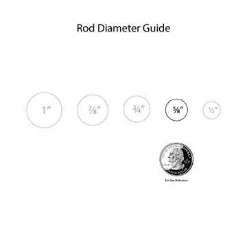 Decopolitan Leaf Ball Curtain Rod Set for Elegant Windows